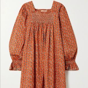 Doên Estee Smocked Floral Mini Dress